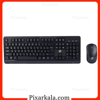 ست کیبورد و ماوس بی سیم ایکس فورتک مدل MT-5100